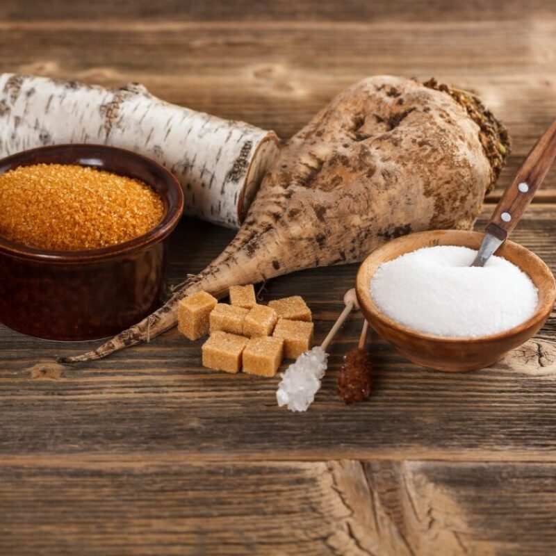 White and brown sugar White and brown sugar